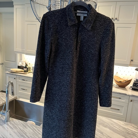 Vintage 1990 Algo does mod 1960s go go dress zip up front classic Nancy Sinatra - Picture 11 of 17